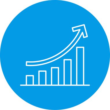iş büyümesi simgesi vektör illüstrasyonu