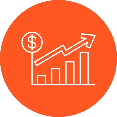 iş büyümesi simgesi vektör illüstrasyonu