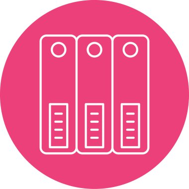 Dosya simgesinin vektör illüstrasyonu