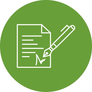 Belge simgesinin vektör illüstrasyonu