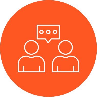 İnsan simgesinin vektör illüstrasyonu