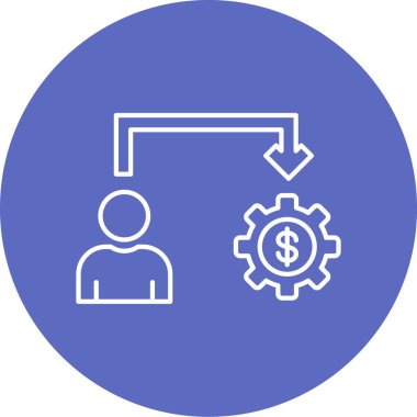 seo modern simgesinin vektör illüstrasyonu