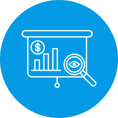 seo modern simgesinin vektör illüstrasyonu