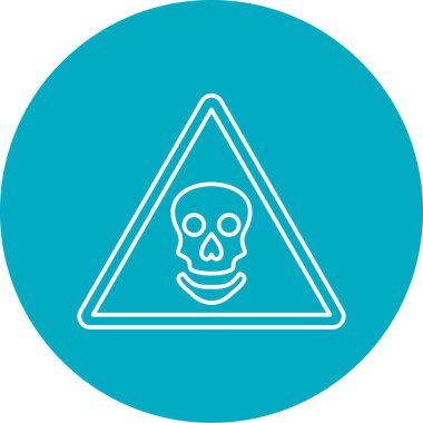 Uyarı simgesinin vektör illüstrasyonu