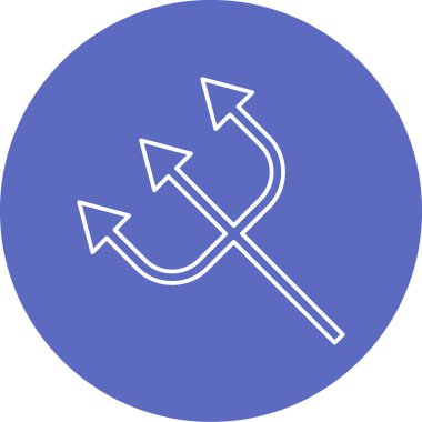 Yön ok simgesinin vektör illüstrasyonu