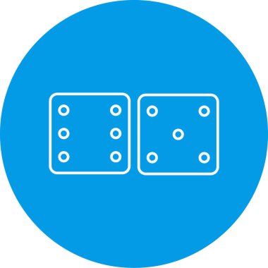 Casino çip kutsal kişilerin resmi, vektör çizim