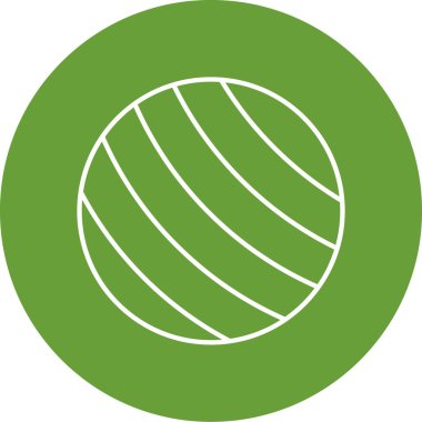 Top web simgesinin vektör illüstrasyonu