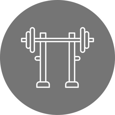 Halter simgesinin vektör illüstrasyonu