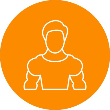 Erkek ve kadın ikonunun vektör illüstrasyonu