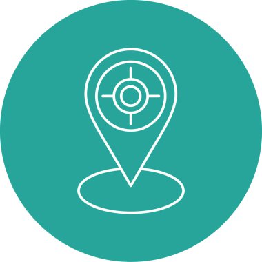 pin web simgesi basit illüstrasyon