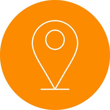 pin web simgesi basit illüstrasyon