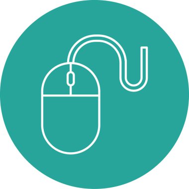 Fare. Web simgesi basit illüstrasyon