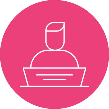 Modern eğitim ikonunun vektör illüstrasyonu