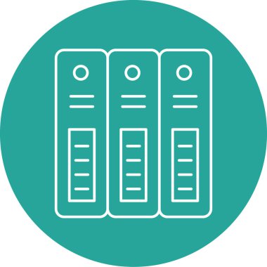 veritabanı. Web simgesi vektör illüstrasyonu