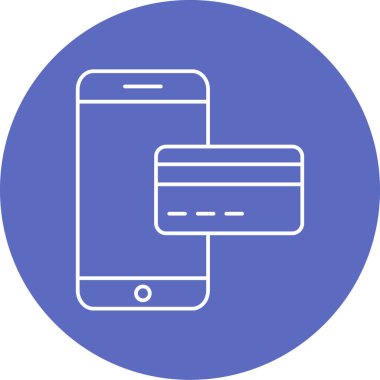 Kredi kartıyla. Web simgesi basit tasarım