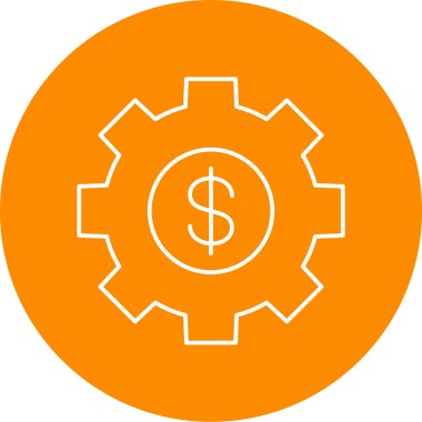 Seo simgesinin vektör illüstrasyonu