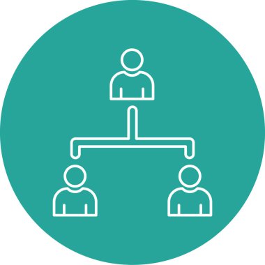 İş insanları simgesinin vektör illüstrasyonu