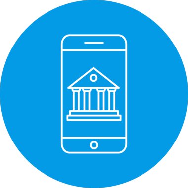 bankacılık ve finans ikonu vektör illüstrasyonu