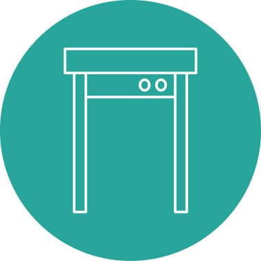 Tablo simgesinin vektör illüstrasyonu