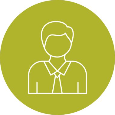 İnsan simgesinin vektör illüstrasyonu