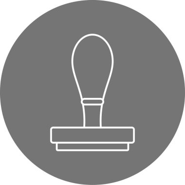 Damganın modern simgesinin vektör illüstrasyonu