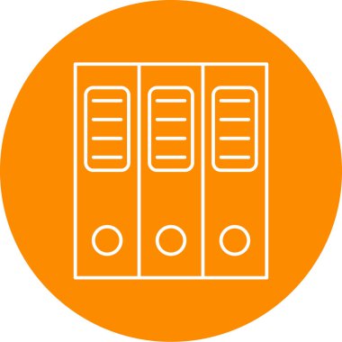 Ofis ve finans simgesinin vektör illüstrasyonu