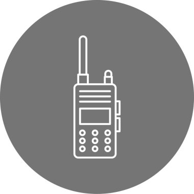 Telsiz simge vektör çizim