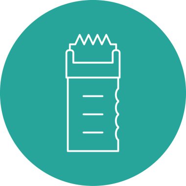 Modern b 'nin vektör illüstrasyonu eksik simgesi