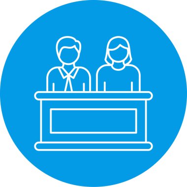 İş ve finans simgesinin vektör illüstrasyonu