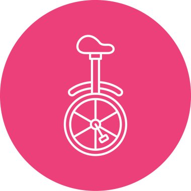 Bisiklet simgesinin vektör illüstrasyonu