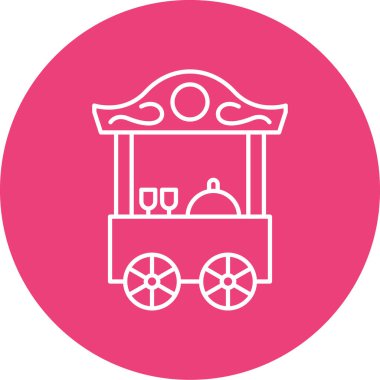 Gıda simgesinin vektör illüstrasyonu