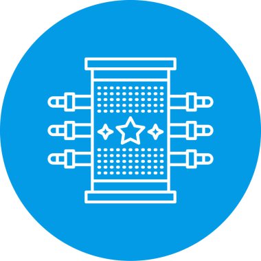 Vektör illüstrasyonu, simge ögesi biçimi