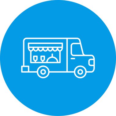 fast food ikonu vektör illüstrasyonu