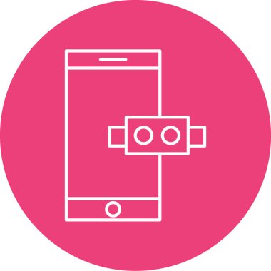 Benzersiz telefon vektör illüstrasyonu