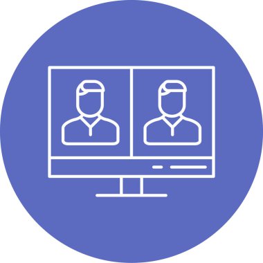 İş ve finans simgesinin vektör illüstrasyonu