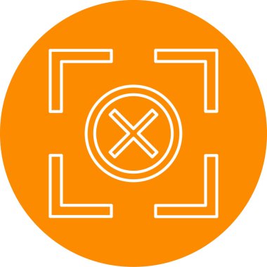 Temel işaret simgesinin vektör illüstrasyonu