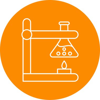 kimyasal şişesi kutsal kişilerin resmi, vektör çizim