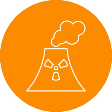 Nükleer simge vektör çizim