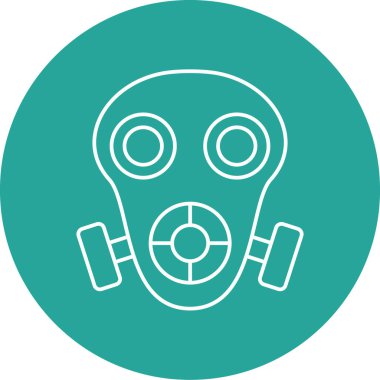 Gaz simgesinin vektör illüstrasyonu