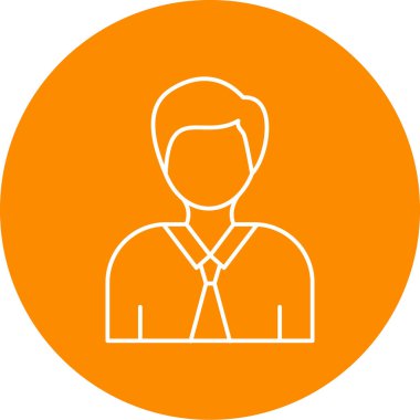 kullanıcı, iş, kişi, işçi, avatar, insanlar, çalışan, profil çizgisi simgesi, vektör