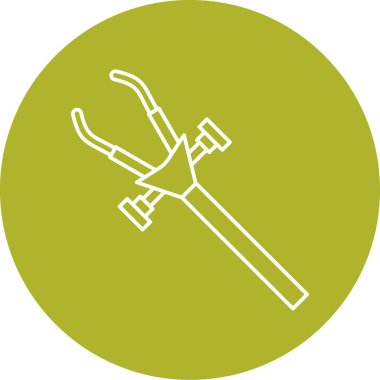 Dövme simgesinin vektör çizimi