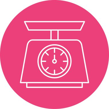 Ölçekler web simgesi basit illüstrasyon