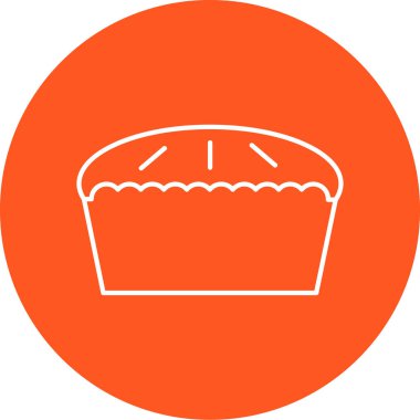 Turta. Web simgesi basit illüstrasyon