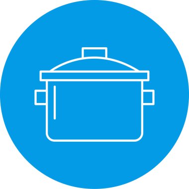 Vektör illüstrasyonu, pan simgesi ögesi arkaplanı