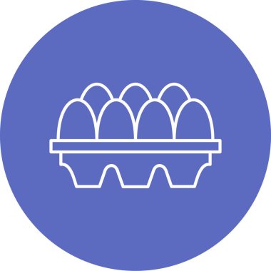 Yumurtalar, web simgesi basit illüstrasyon