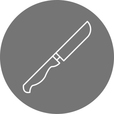 bıçak simgesi modada izole edilmiş arkaplan