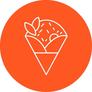 Gıda simgesinin vektör illüstrasyonu