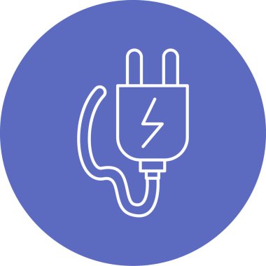 Basit dolgu simgesinin vektör illüstrasyonu