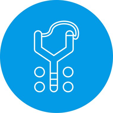 Modern b 'nin vektör illüstrasyonu eksik simgesi