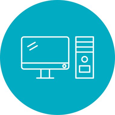 bilgisayar simgesi vektör illüstrasyonu 